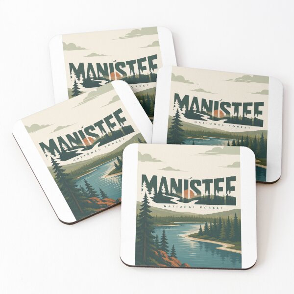 Item preview, Manistee National Forest Michigan Great Lakes Woodland Landscape designed and sold by Aryabek.