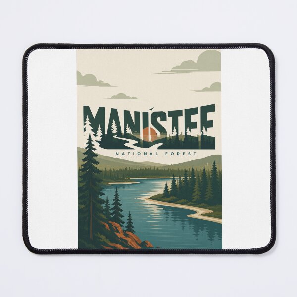 Item preview, Manistee National Forest Michigan Great Lakes Woodland Landscape designed and sold by Aryabek.