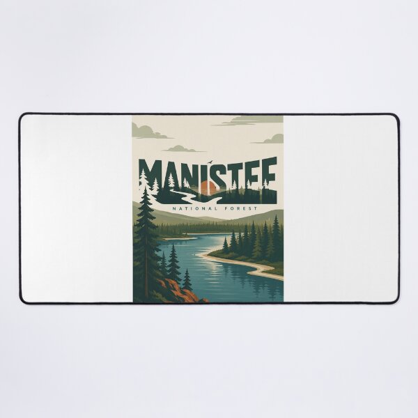 Item preview, Manistee National Forest Michigan Great Lakes Woodland Landscape designed and sold by Aryabek.