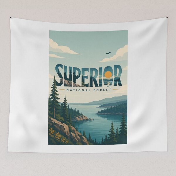 Item preview, Superior National Forest Minnesota Boundary Waters Wilderness designed and sold by Aryabek.