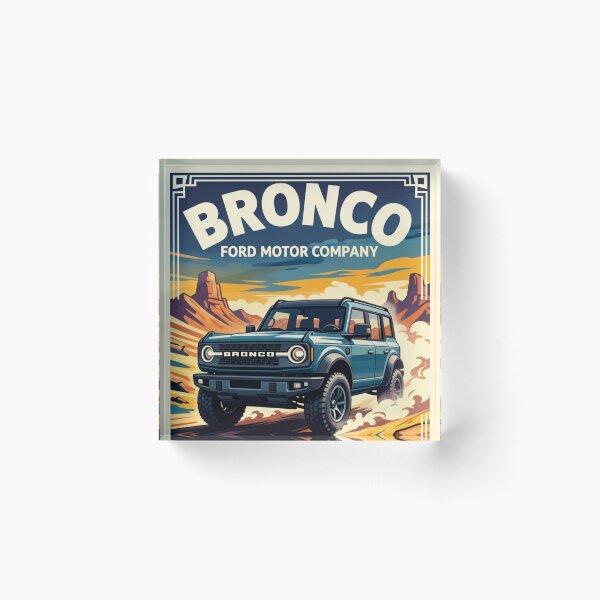 Item preview, Ford Bronco Vintage Style Poster designed and sold by Dimensionality.