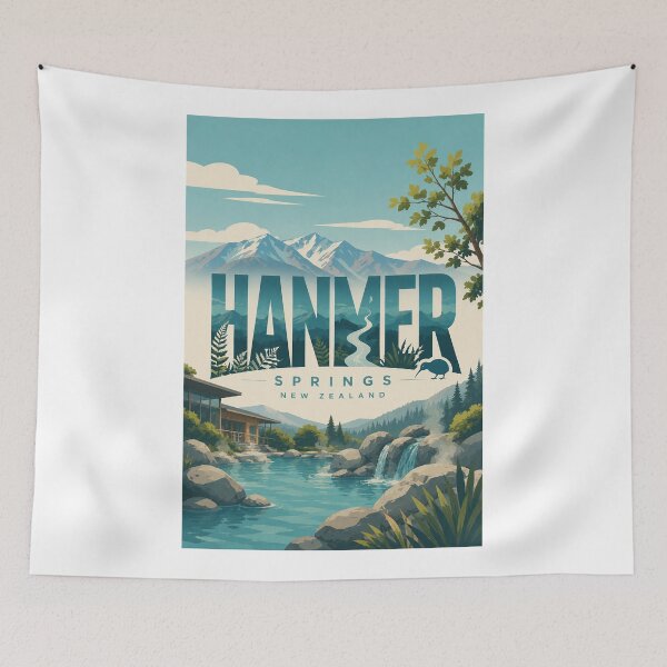 Item preview, Hanmer Springs Canterbury New Zealand Alpine Thermal Retreat designed and sold by Aryabek.