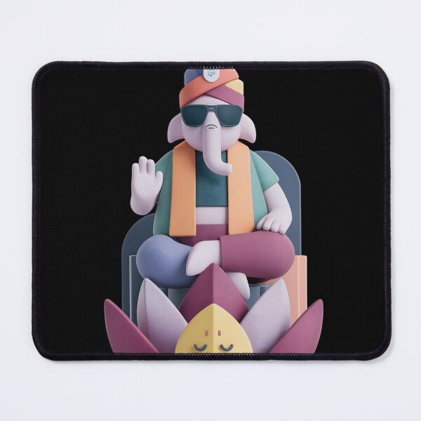 Item preview, Cool Minimalist Elephant 3D Lotus Streetwear Art designed and sold by PANNARUK THAILAND.