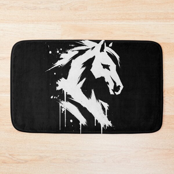 Item preview, Minimalist Horse Brush Stroke Art | designed and sold by Mystic & Celestial Art.