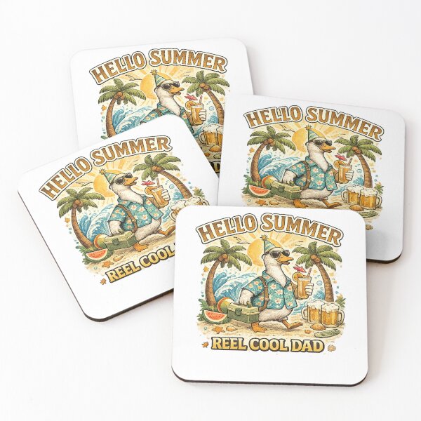 Item preview, Reel Cool Dad funny summer Duck  designed and sold by QuiteOrbit.