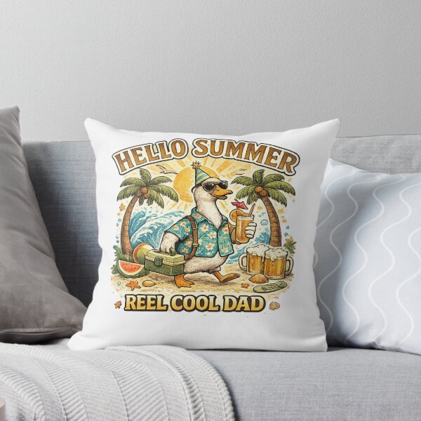 Item preview, Reel Cool Dad funny summer Duck  designed and sold by QuiteOrbit.