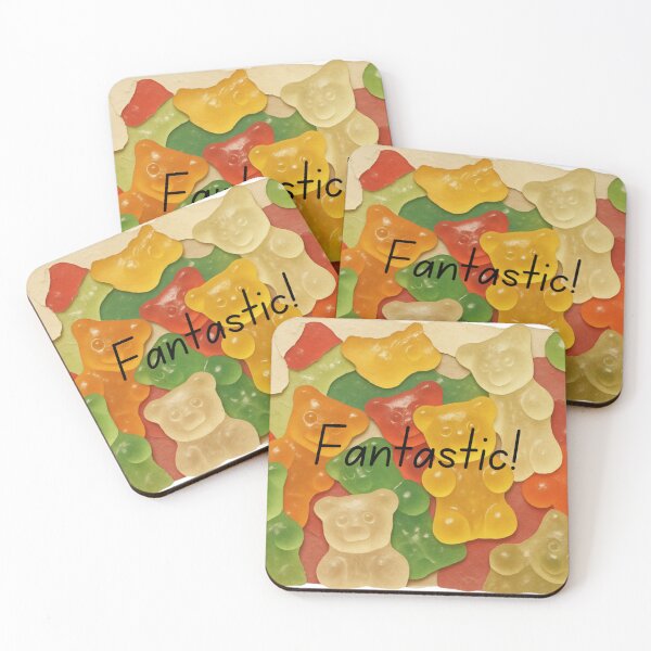 Item preview, Colorful Gummy Bear Candy Pattern with Fantastic Text designed and sold by Slay29.