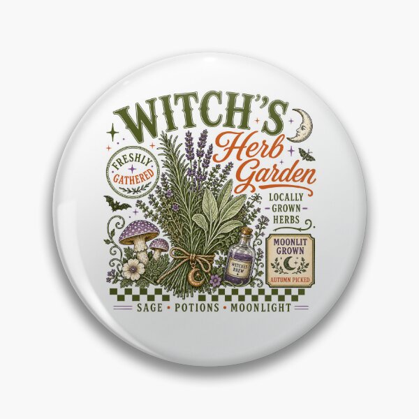Item preview, Retro Witch's Herb Garden designed and sold by srowdy.