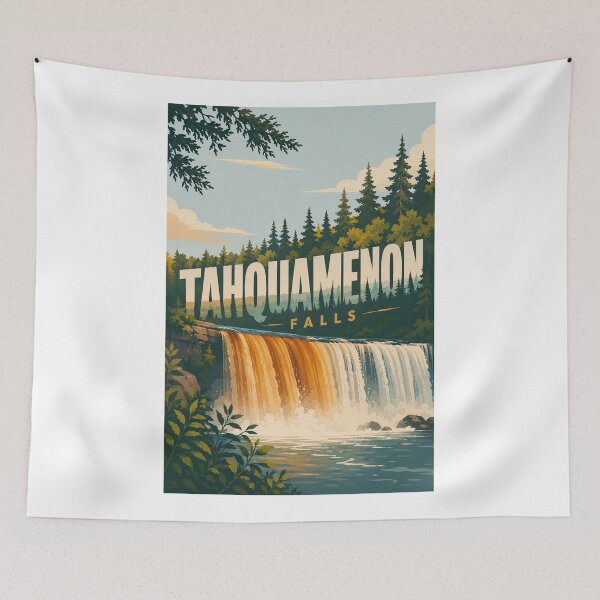 Item preview, Tahquamenon Falls Michigan Upper Peninsula State Park Waterfall designed and sold by Aryabek.