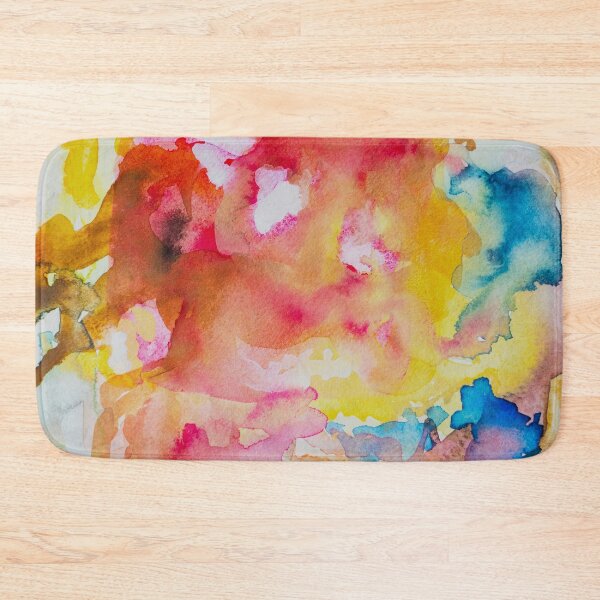 Item preview, Sunlit Bloom – Abstract Watercolor in Pink, Gold, and Blue designed and sold by BuckaBaby.