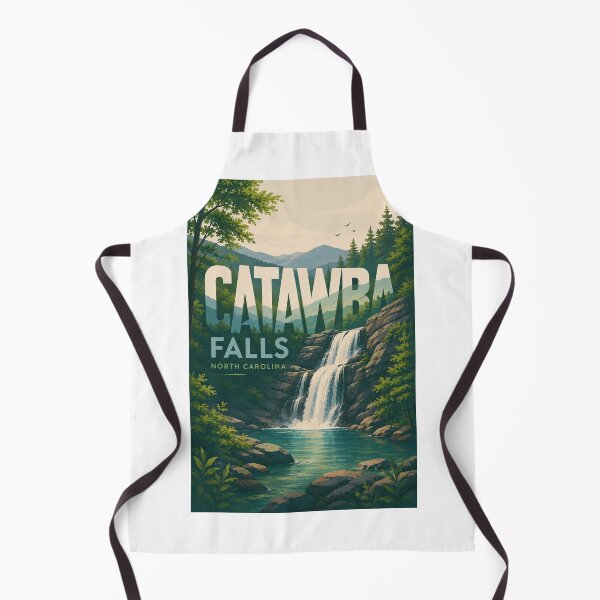 Item preview, Catawba Falls North Carolina Blue Ridge Mountain Waterfall designed and sold by Aryabek.