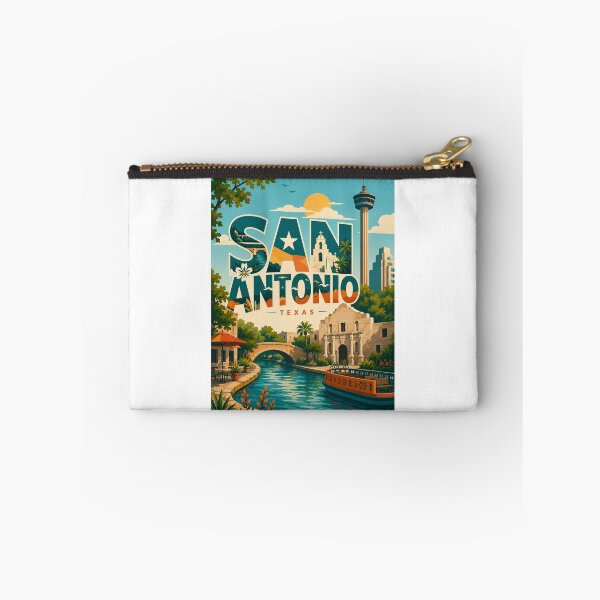 Item preview, San Antonio Texas River Walk, The Alamo and Tower of the Americas designed and sold by Aryabek.