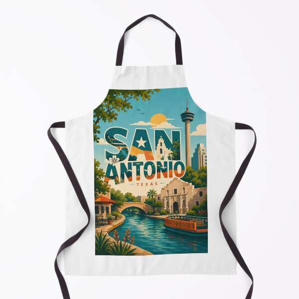 Item preview, San Antonio Texas River Walk, The Alamo and Tower of the Americas designed and sold by Aryabek.