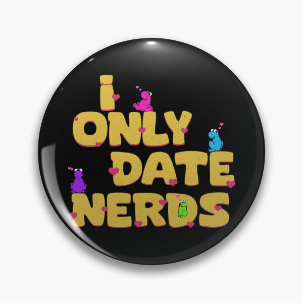 Item preview, I Only Date Nerds - Funny Vintage designed and sold by delllsdesigns.