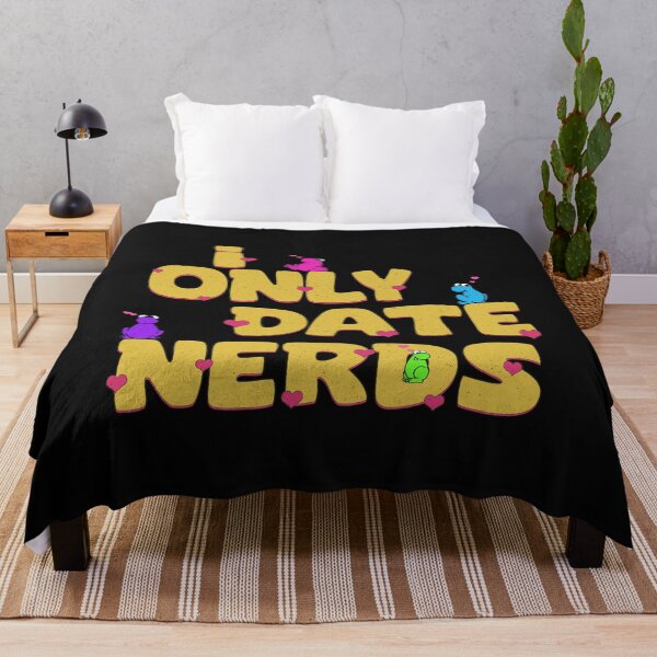 Item preview, I Only Date Nerds - Funny Vintage designed and sold by delllsdesigns.