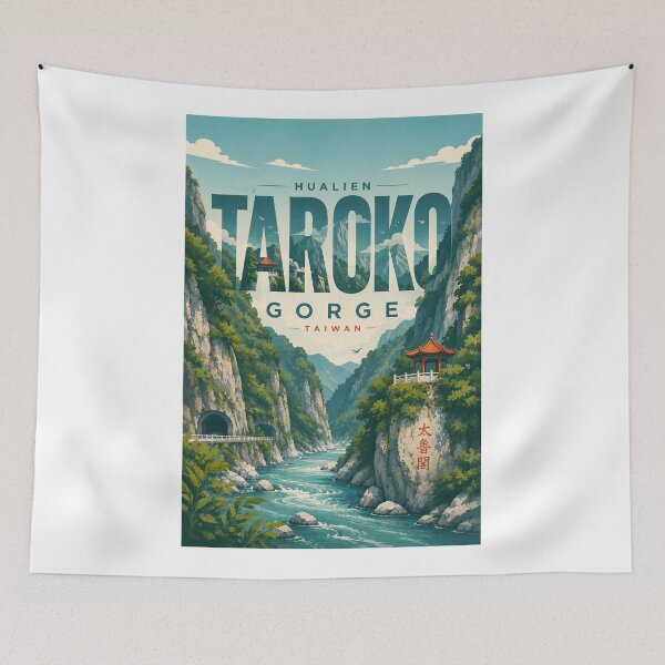 Item preview, Taroko Gorge Hualien Taiwan Marble Canyon and National Park designed and sold by Aryabek.