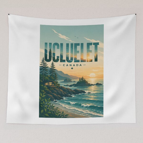 Item preview, Ucluelet Vancouver Island British Columbia Pacific Rim Coastline designed and sold by Aryabek.