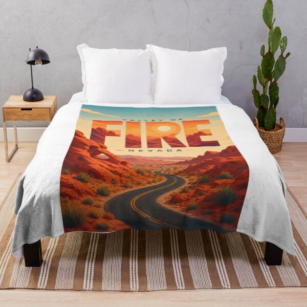 Item preview, Valley of Fire Nevada State Park Red Sandstone Desert Landscape designed and sold by Aryabek.