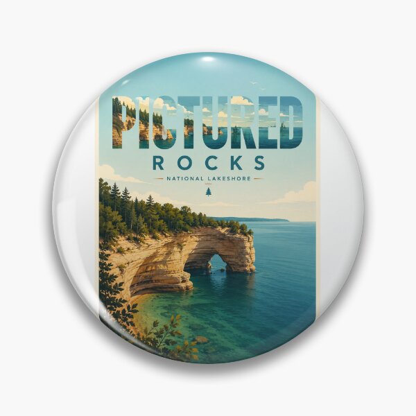 Item preview, Pictured Rocks National Lakeshore Lake Superior Michigan Coastline designed and sold by Aryabek.