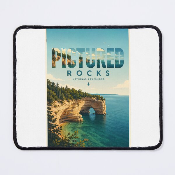 Item preview, Pictured Rocks National Lakeshore Lake Superior Michigan Coastline designed and sold by Aryabek.