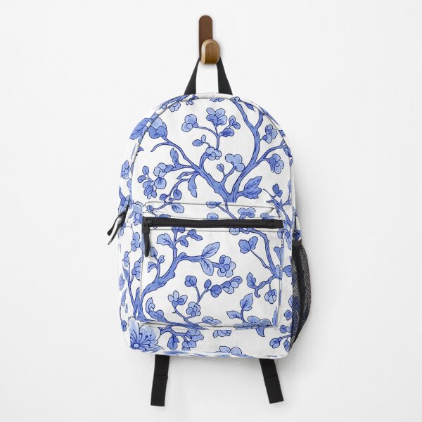 Item preview, Blue floral seamless pattern in chinoiserie style designed and sold by Rue Market.