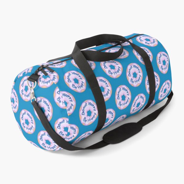 Item preview, Don't Worry Be Happy Punny Donut Saying designed and sold by InkyCorvid.