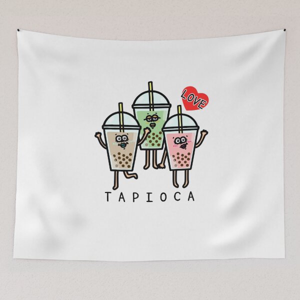 Item preview, Cute I LOVE TAPIOCA designed and sold by kanaehonkawa.