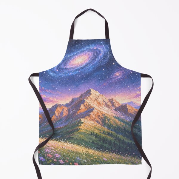 Item preview, Starry Mountain Peak and Distant Galaxies designed and sold by TeyArtWork.