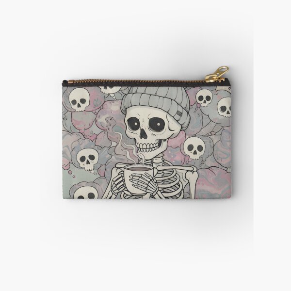 Item preview, my anxiety has anxiety skeleton art designed and sold by GirlBuy.