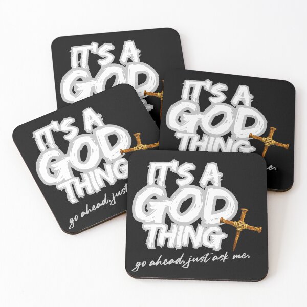 Item preview, It's a GOD thing - white designed and sold by Cane & Abel Creations ..