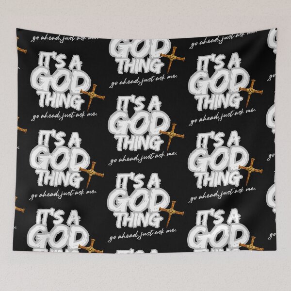 Item preview, It's a GOD thing - white designed and sold by Cane & Abel Creations ..