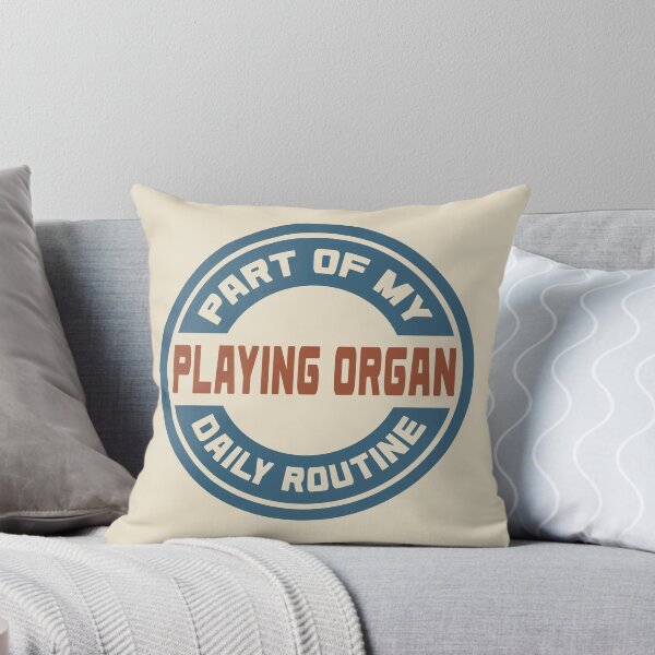Item preview, Playing Organ – Part of My Daily Routine Retro Logo designed and sold by MOCOPOCO.