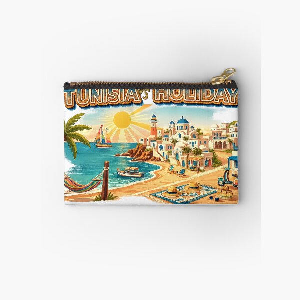 Item preview, Tunisia Holiday – Vintage Sidi Bou Said Travel Poster Style designed and sold by Salma.Store.