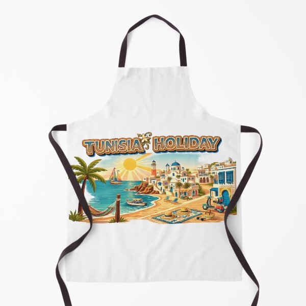 Item preview, Tunisia Holiday – Vintage Sidi Bou Said Travel Poster Style designed and sold by Salma.Store.