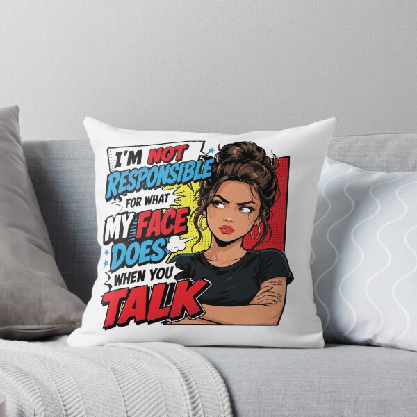 Item preview, I'M Not Responsible For My Face designed and sold by CirclesOfConfuzion.