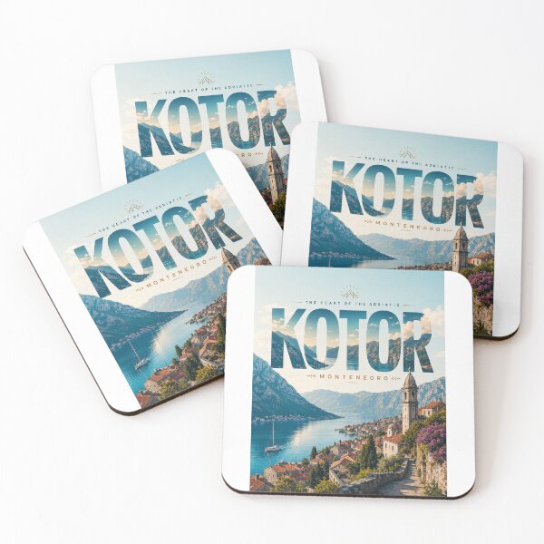Item preview, Kotor Bay of Kotor Montenegro Adriatic Coast UNESCO Old Town designed and sold by StampMyPassport.