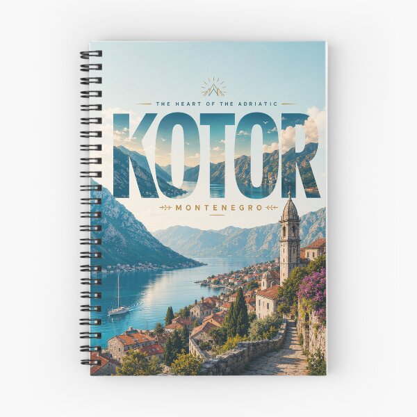 Item preview, Kotor Bay of Kotor Montenegro Adriatic Coast UNESCO Old Town designed and sold by StampMyPassport.