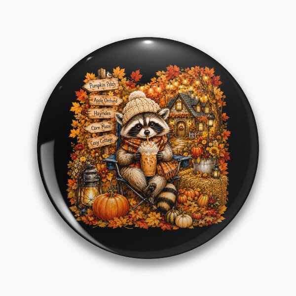 Item preview, Fall Raccoon designed and sold by ElizabethMorri2.