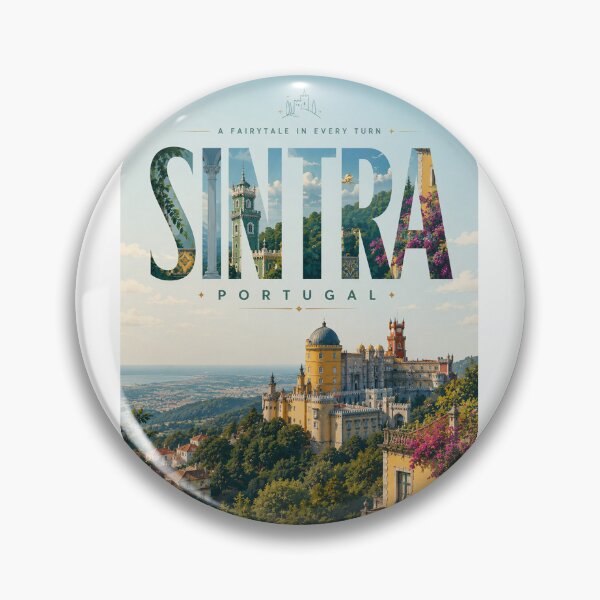 Item preview, Sintra Portugal Pena Palace UNESCO Cultural Landscape and Castle designed and sold by StampMyPassport.