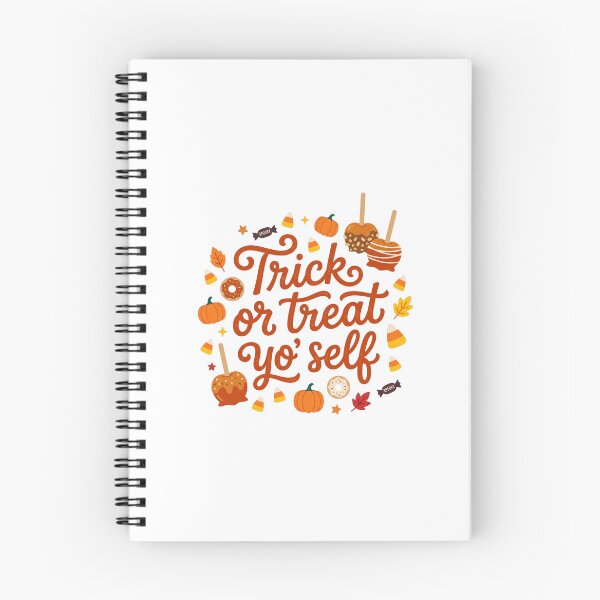 Item preview, Trick or Treat Yo Self Funny Halloween Tee designed and sold by 7Four1 Designs.