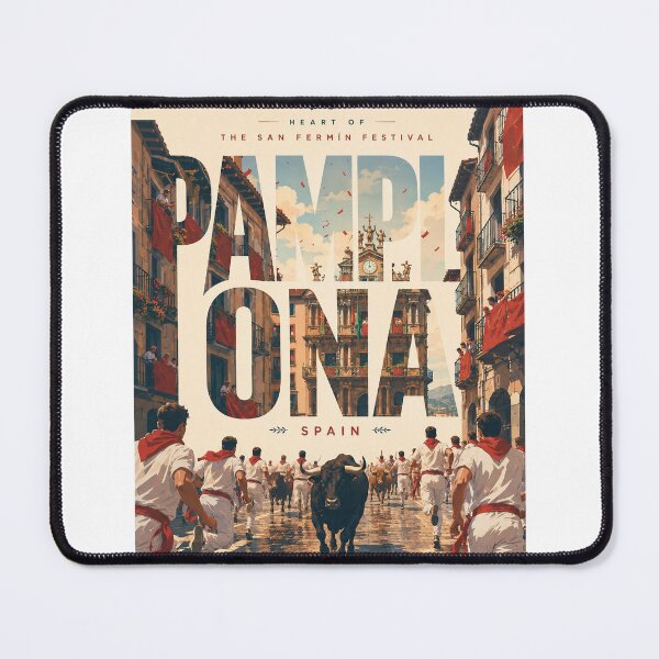 Item preview, Pamplona Spain San Fermín Festival Plaza Consistorial Navarra designed and sold by StampMyPassport.