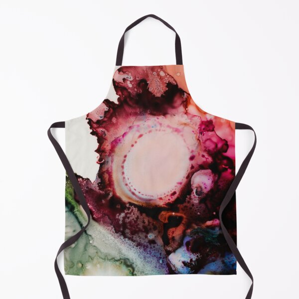 Item preview, Crimson Bloom – Abstract Alcohol Ink Art in Pink, Green, and Black designed and sold by BuckaBaby.