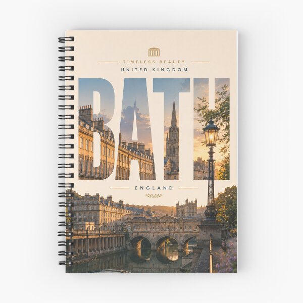 Item preview, Historic Bath England Roman Baths Pulteney Bridge and Georgian Architecture designed and sold by StampMyPassport.