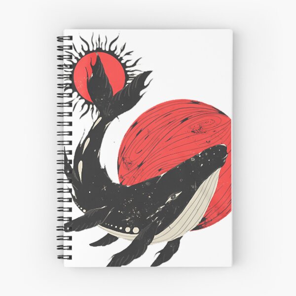 Item preview, Gojira Whale Red Moon Sun designed and sold by AndiStudios.