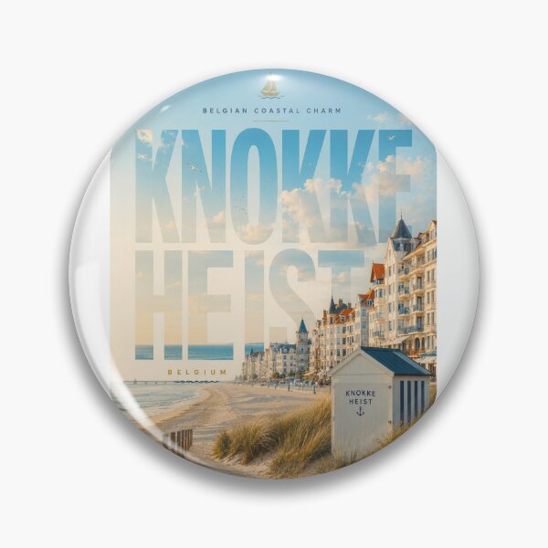 Item preview, Knokke-Heist Belgium North Sea Beachfront and Belgian Coastal Resort designed and sold by StampMyPassport.