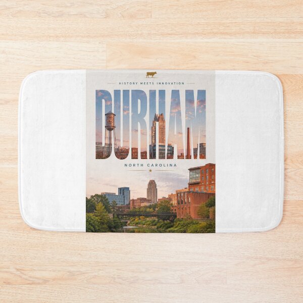 Item preview, Durham North Carolina American Tobacco Campus and Lucky Strike Skyline designed and sold by StampMyPassport.