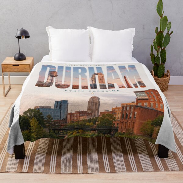 Item preview, Durham North Carolina American Tobacco Campus and Lucky Strike Skyline designed and sold by StampMyPassport.