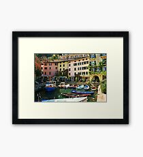 Limone Harbour Framed Print