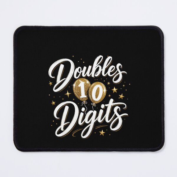 Item preview, Doubles Digits Birthday Celebration Funny Milestone Party Design designed and sold by msaloyach.