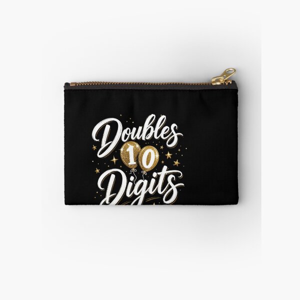 Item preview, Doubles Digits Birthday Celebration Funny Milestone Party Design designed and sold by msaloyach.